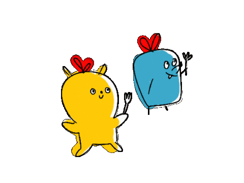 Happy Jump Sticker