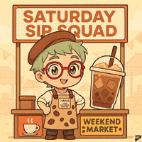 Iced Coffee Spinning GIF by Persona