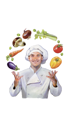 Gustoalvolo giphyupload cuoco gustoalvolo cucinafacile Sticker