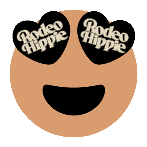 RodeoHippieBrand love like face emoji Sticker