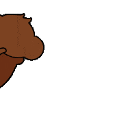 Side To Side Sleep Sticker by Chimpers