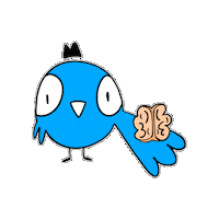 Drawing Bird Sticker
