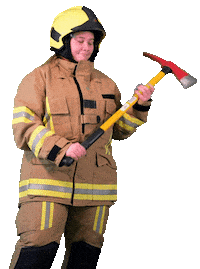 Firefighter Staysafe Sticker by btl-brandschutz