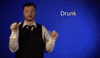 drunk sign language GIF by Sign with Robert