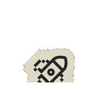 voketech foguete voke voke tecnologia voke shop Sticker
