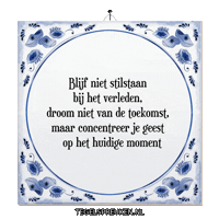 Humor Focus Sticker by Tegelspreuken.nl