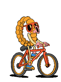 bucketcaleb bicycle paracord canary bastille canarybastille Sticker