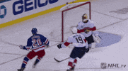 ice hockey hug GIF by NHL