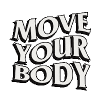 juliealedbetter workout lets go move your body julie ledbetter Sticker