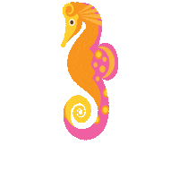 audubonnature seahorse audubon audubon nature institute audubon nature Sticker