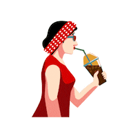 Iced Coffee Sticker