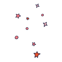 hanna-guenther christmas new snow star Sticker