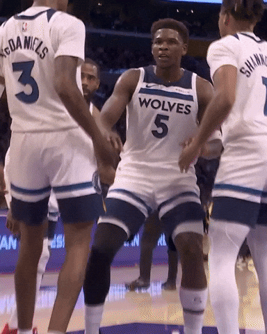 Nba Yell GIF by Minnesota Timberwolves