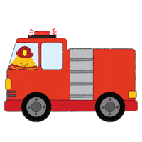 Fire Truck Sticker by KinderHaven Montessori Preschool