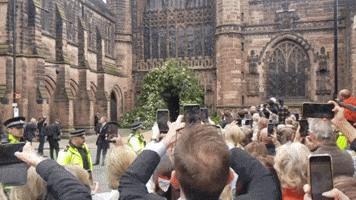 Climate Activists Let Off Fire Extinguisher at Duke of Westminster's Wedding