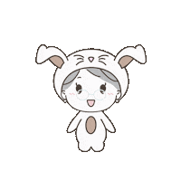 Chinese New Year Bunny Sticker by Ohhgranny