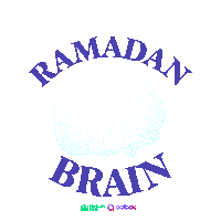 Hari Raya Brain Sticker by Muslim Pro