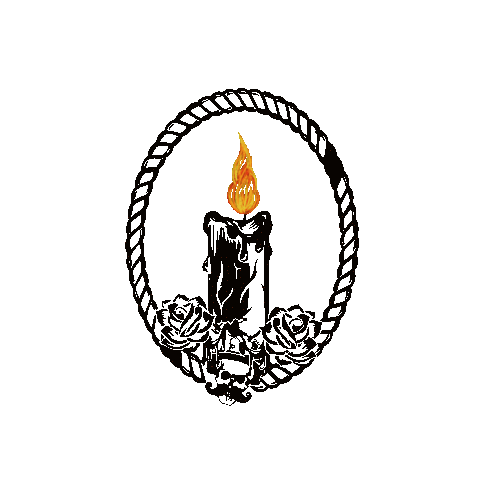 Candle Flame Sticker by 'Stache Salt