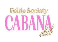Beach Club Summer Sticker by Polite Society