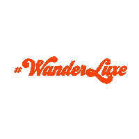 Wanderluxe Sticker by Hiluxeco