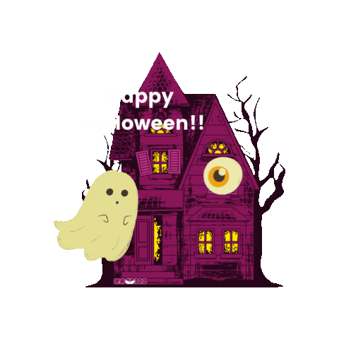 Halloween Ghost Sticker by Goddess MY