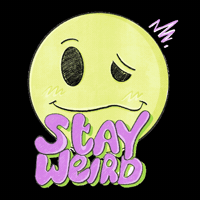 Emoji Stay Weird GIF by NoFuss