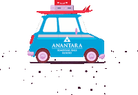 anantaraseminyak car holiday vacation surfing Sticker