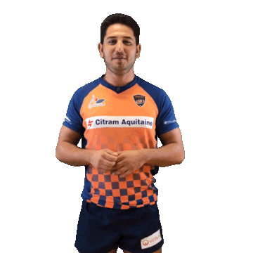 CALormont giphyupload rugby cal ca lormont Sticker