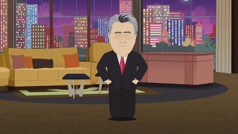 wondering jay leno GIF by South Park 