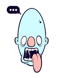 hung up spinning Sticker