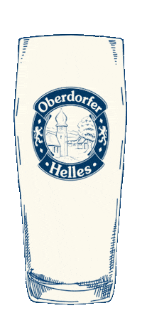 oberdorferhelles cheers bier bayern prost Sticker