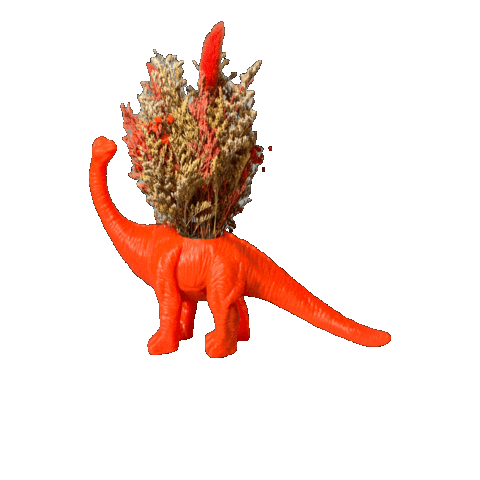 atmosphaera giphygifmaker orange plant dinosaur Sticker