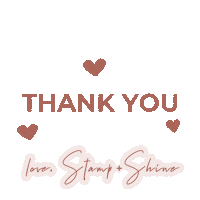 StampandshineAU thank you sale check it out personalised gifts Sticker