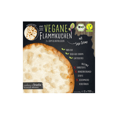 Vegan Bio Sticker by Der Vegane Flammkuchen