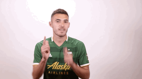 portland timbers finger guns GIF by Timbers