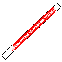 Warning Sticker by PIN-UP