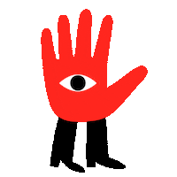 High Five Man Sticker