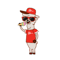 Llama Sticker by MarcaPeru