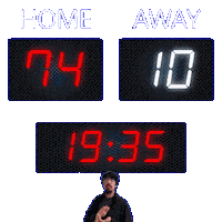 10 Away Sticker
