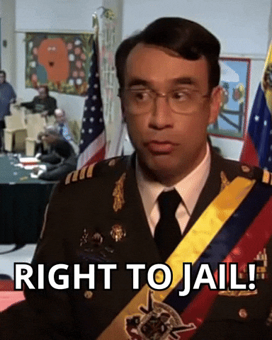 Parks And Rec Straight To Jail GIF