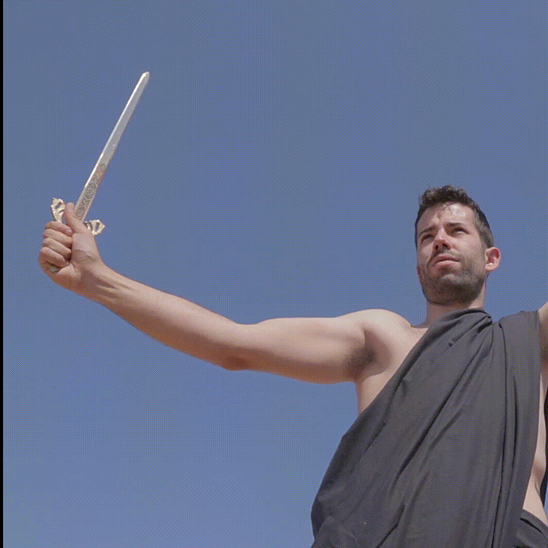 And Justice For All Sword GIF by Medalla