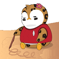 Sad Over It Sticker by Pudgy Penguins