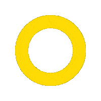 dark-mark yellow circle geel cirkel Sticker