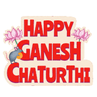Vinayaka Chaturthi Mumbai Sticker by Sonamm