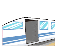 ジャンプ 移動 Sticker by PHADS