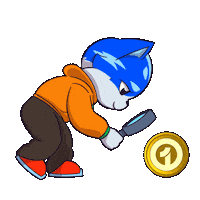 Cat Looking Sticker by Toshithecat