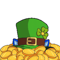 Happy St Patricks Day Sticker by Toshithecat