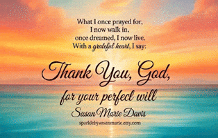 Walking in answered Prayers