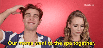 Our Moms Went To The Spa Together 