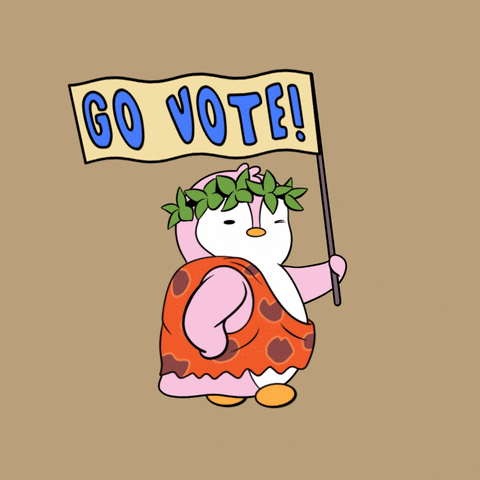 Voting United States GIF by Pudgy Memez